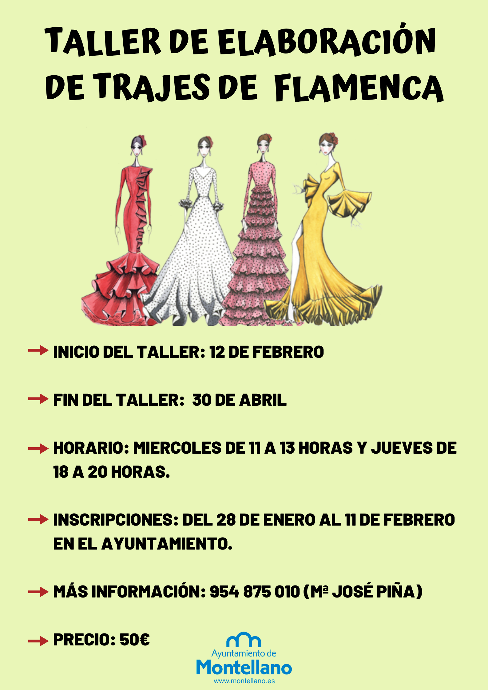 elaboración de trajes de flamenca