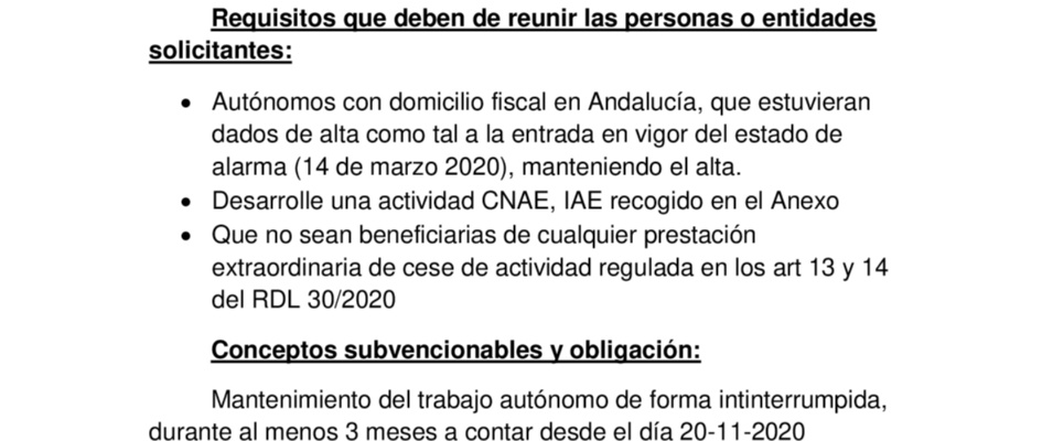 resumen convocatoria