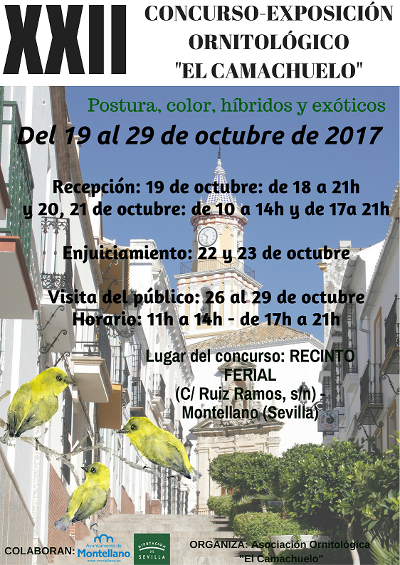 CARTEL XXII CONCURSO ORNITOLOGICO