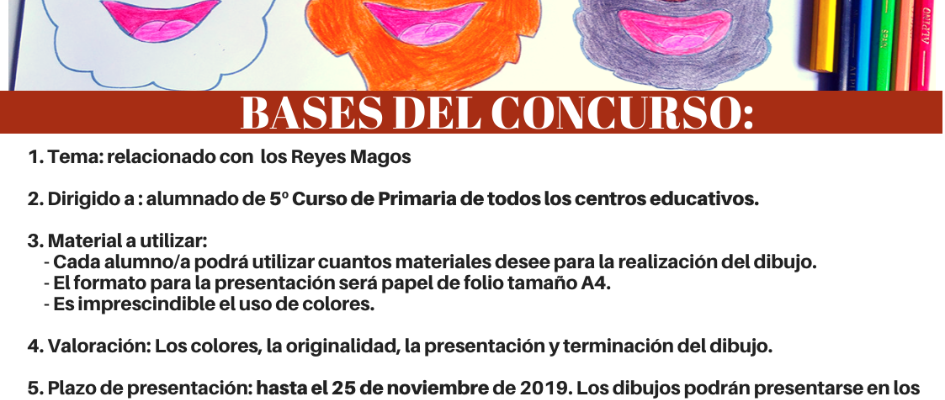 Concurso dibujo cabalgata reyes 2019