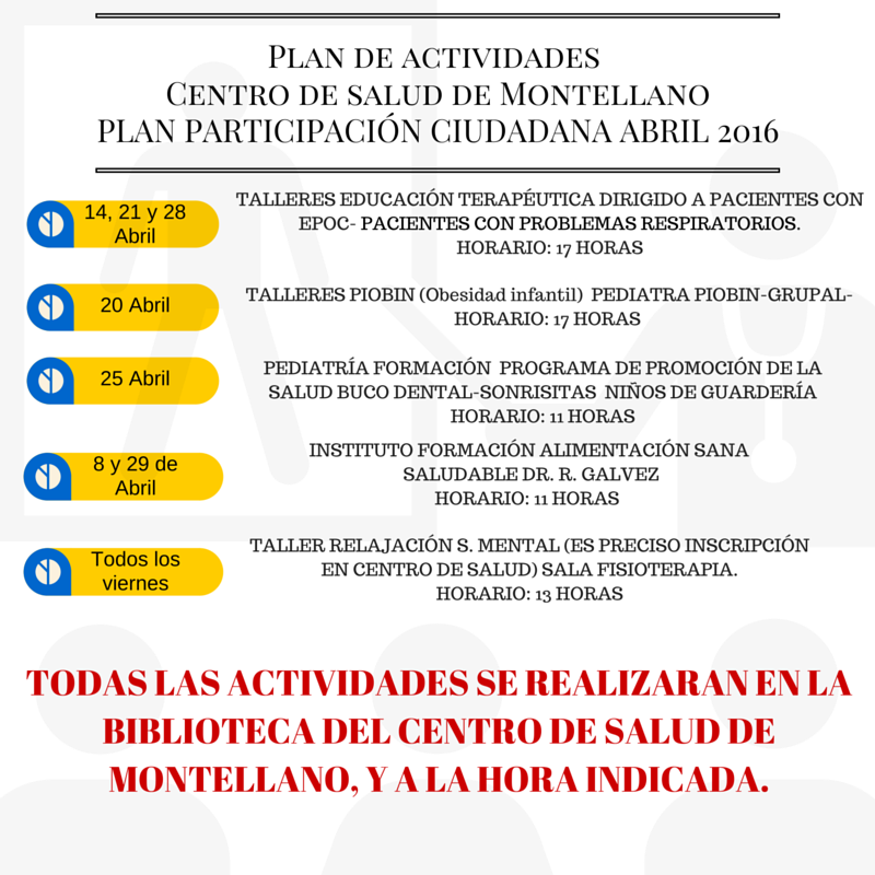 Plan de actividades Centro de salud de Montellano (1)