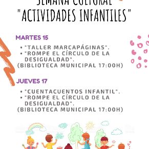 SEMana cultural _actividades infantiles