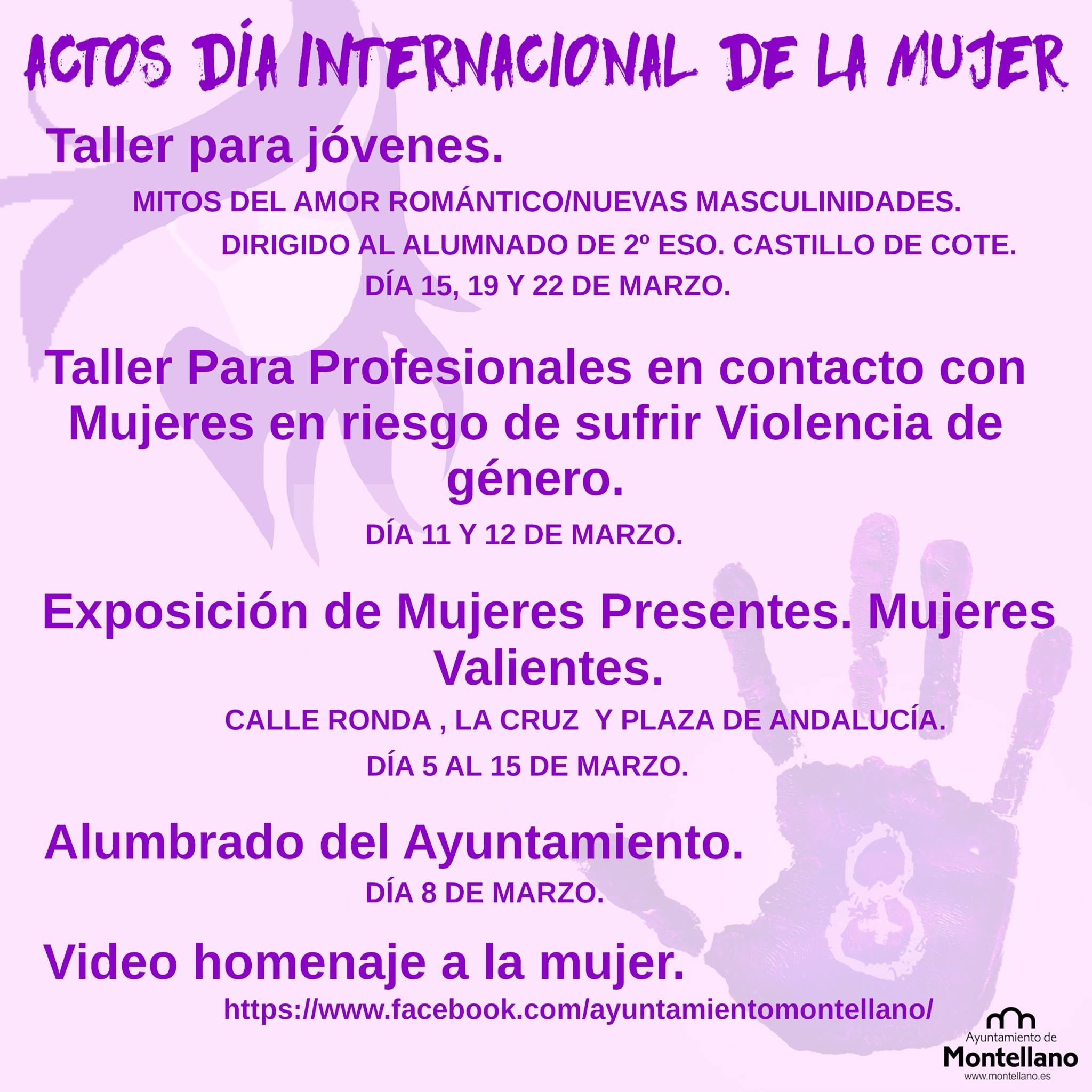 actividades dia de la mujer