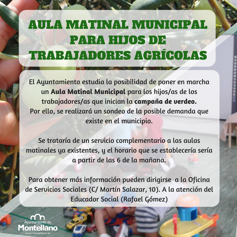 aula matinal municipal