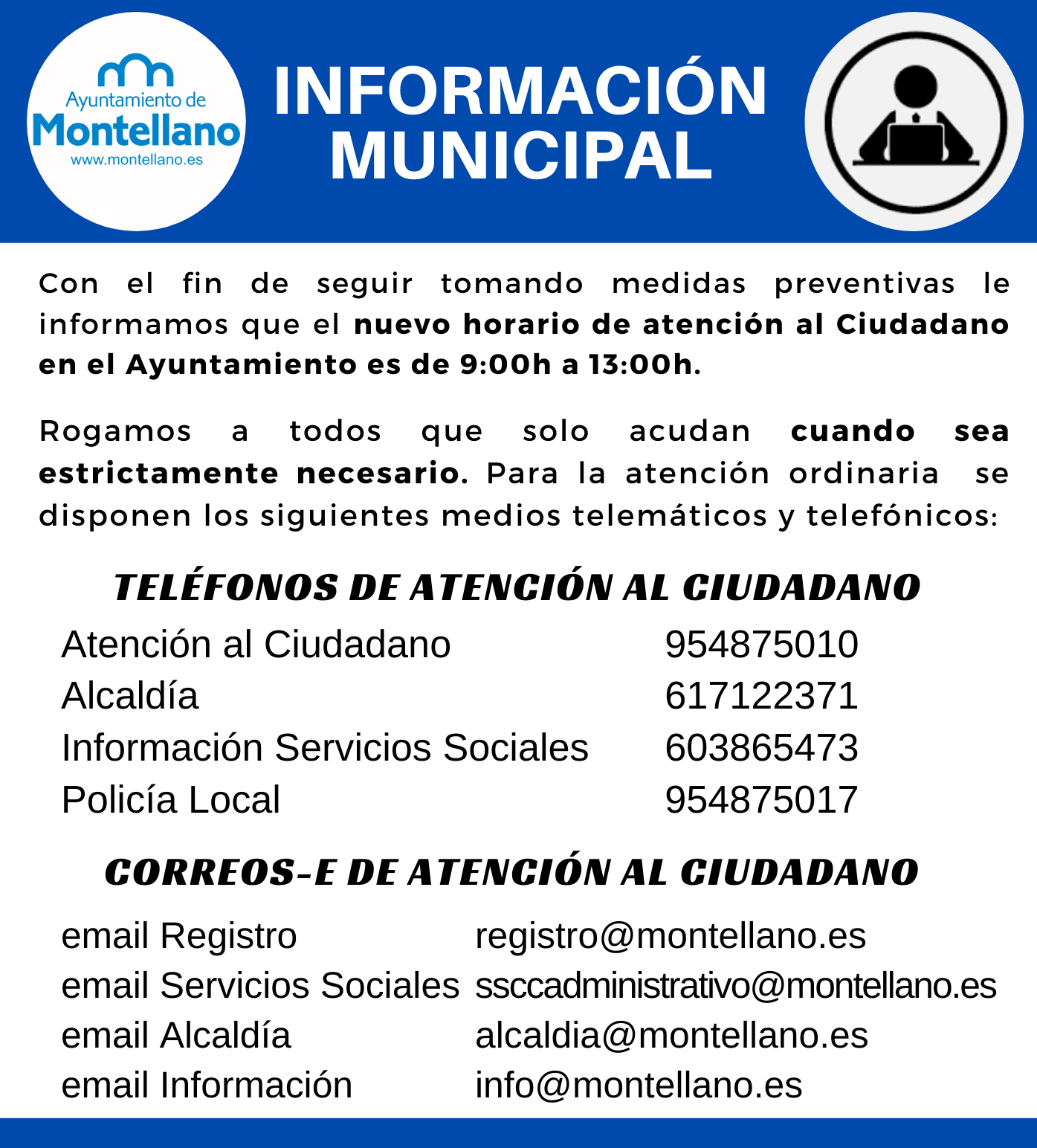 nuevo horario atencion al ciudadano